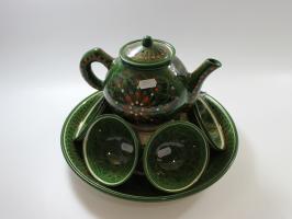 Чайный набор узбекской посуды ЗЕЛЕНЫЙ